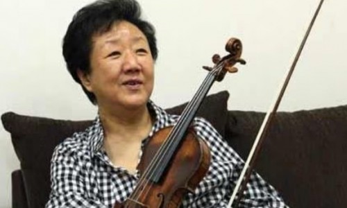 [조선일보] [동서남북] ‘바이올린 代母’가 교정을 떠나던 날